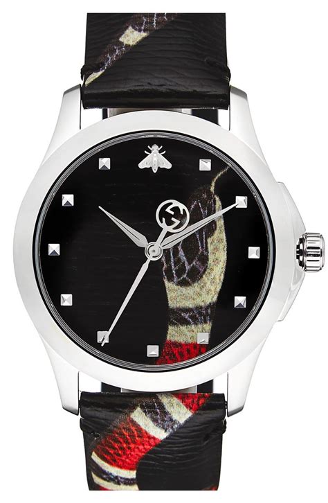 gucci unisex rubber watch|gucci snake watch leather.